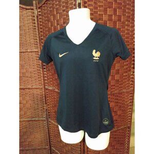 Women's Nike France Football Federation Soccer Jersey Large FFF